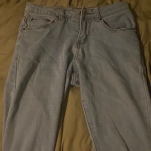 Light blue denim jeans too small for me